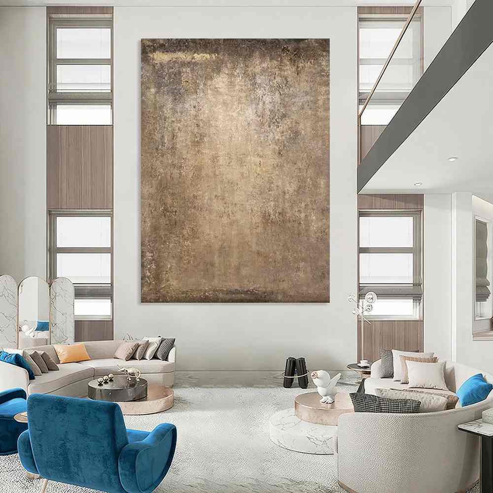 Beige_Brown_Textured_Abstract_Canvas_Wall_Art_Y94NL wall art